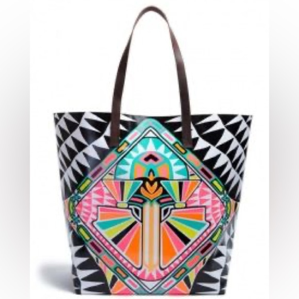 Mara Hoffman Vinyl Tote Bag Cosmic Fountain